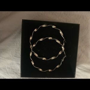 sterling silver hoops